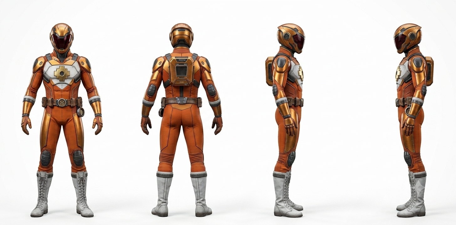 Character turnaround — AI Ranger