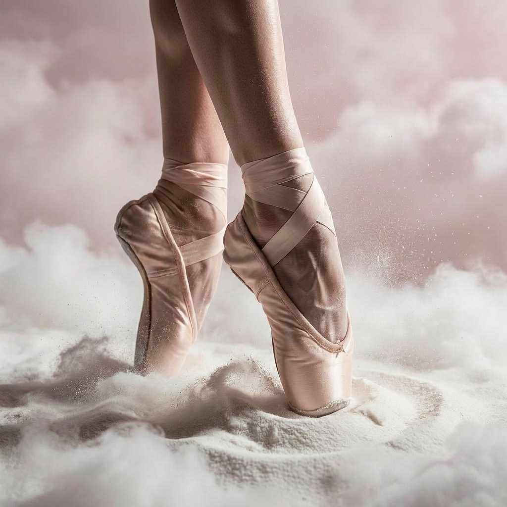 Detail — pointe in powder