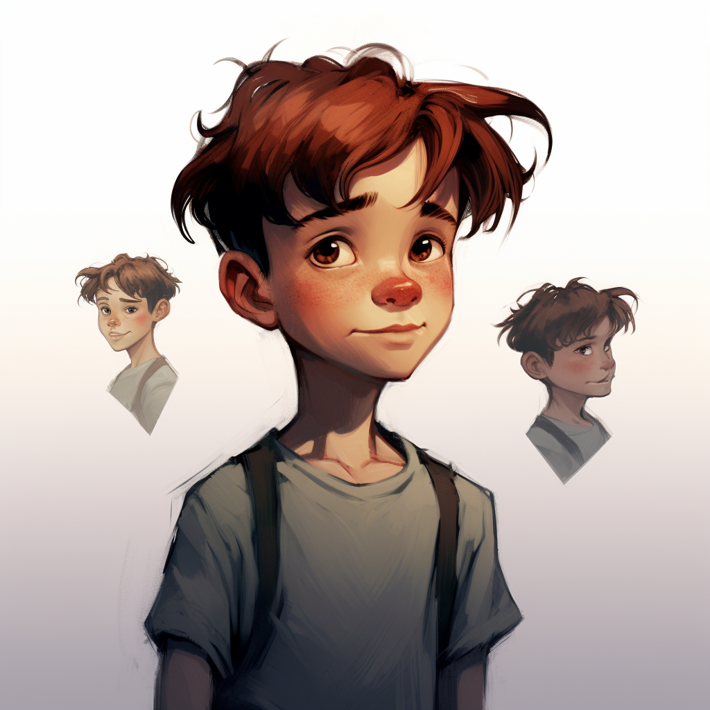 Character sheet — the boy
