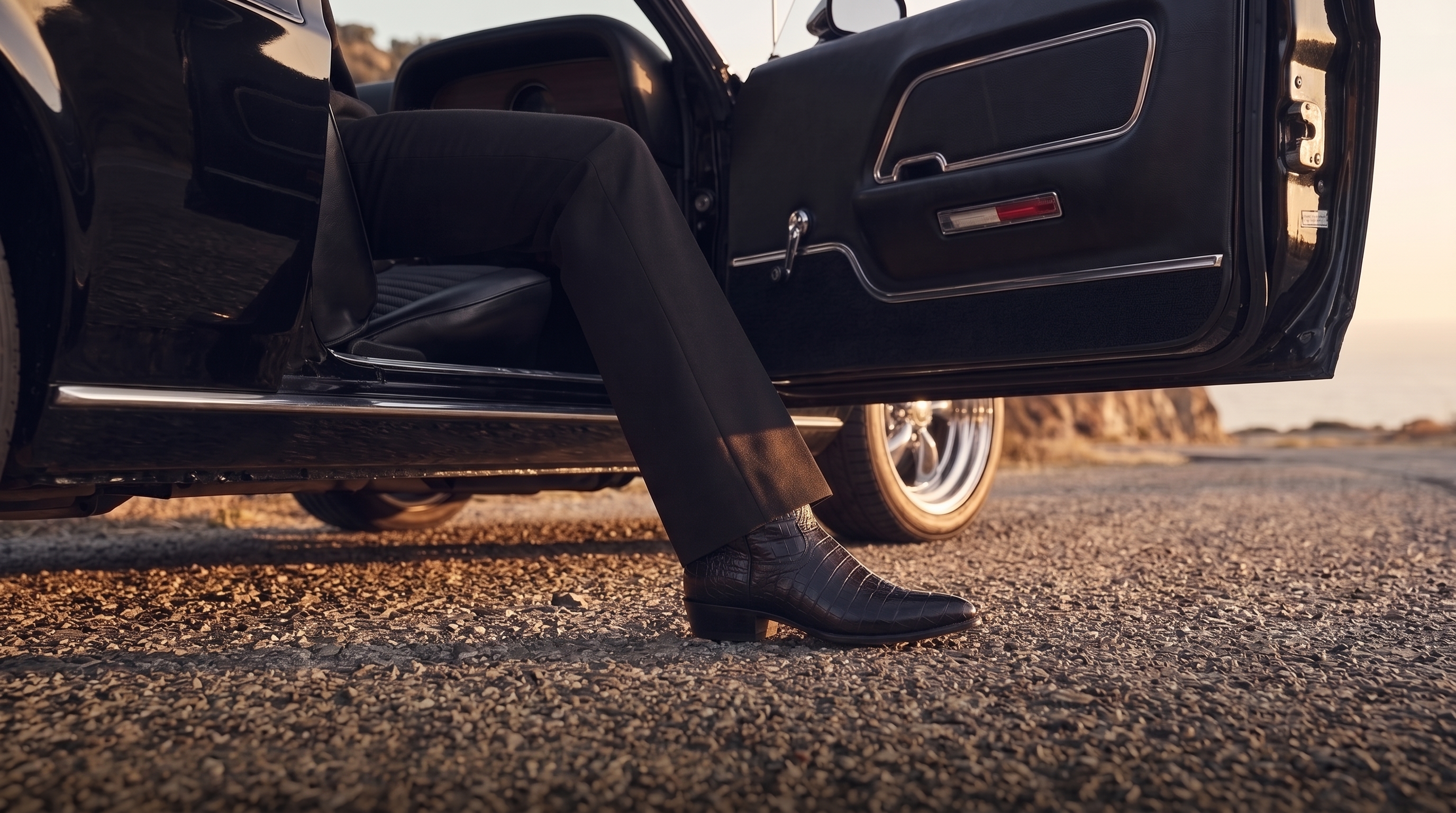 Detail — stepping out