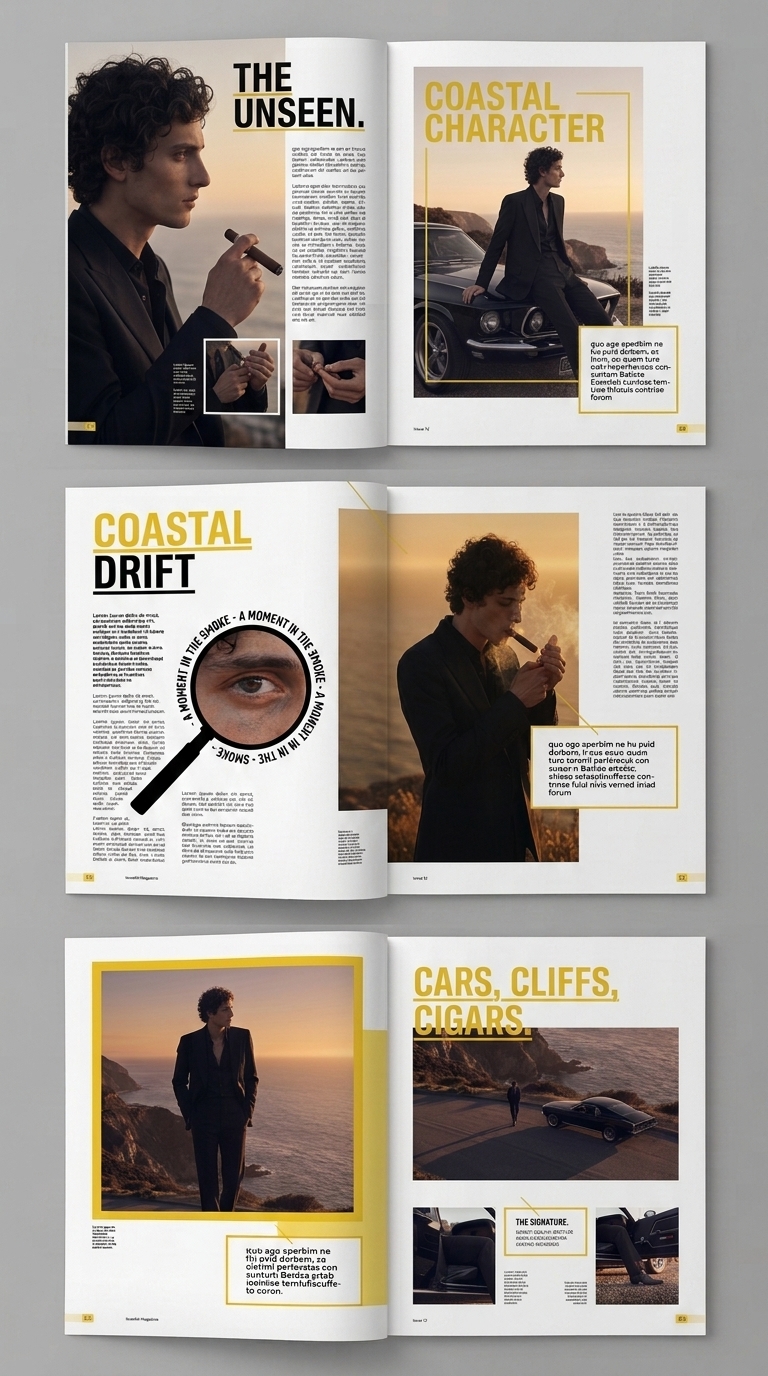 Magazine — "The Unseen" spreads