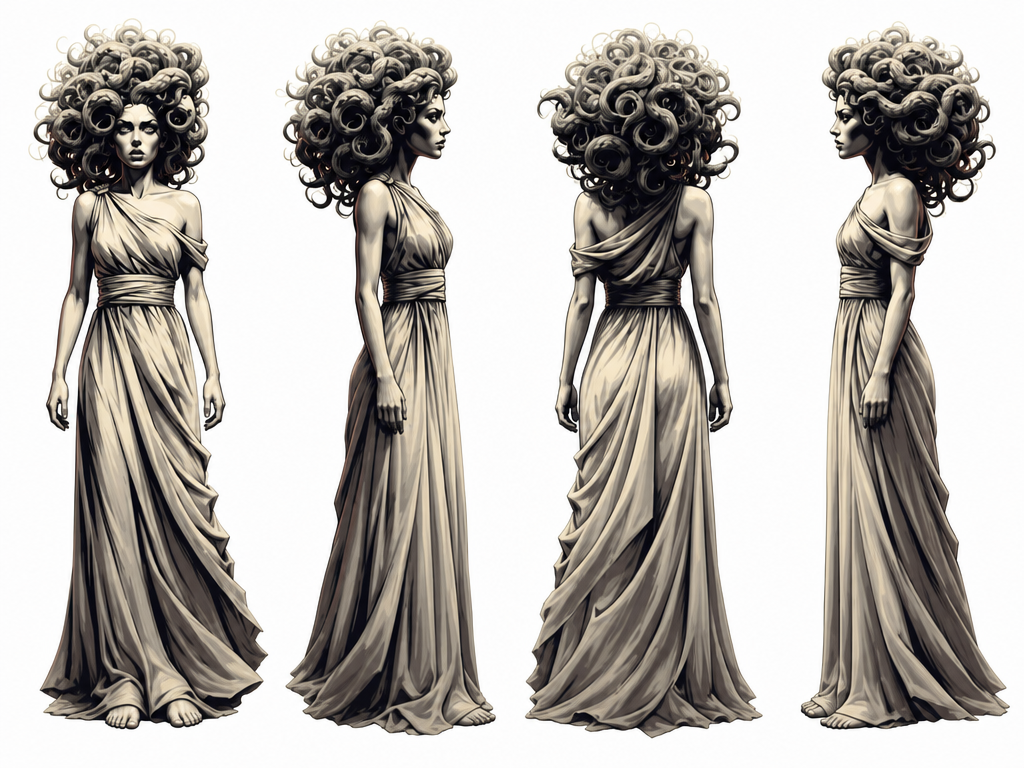 Character turnaround — Medusa