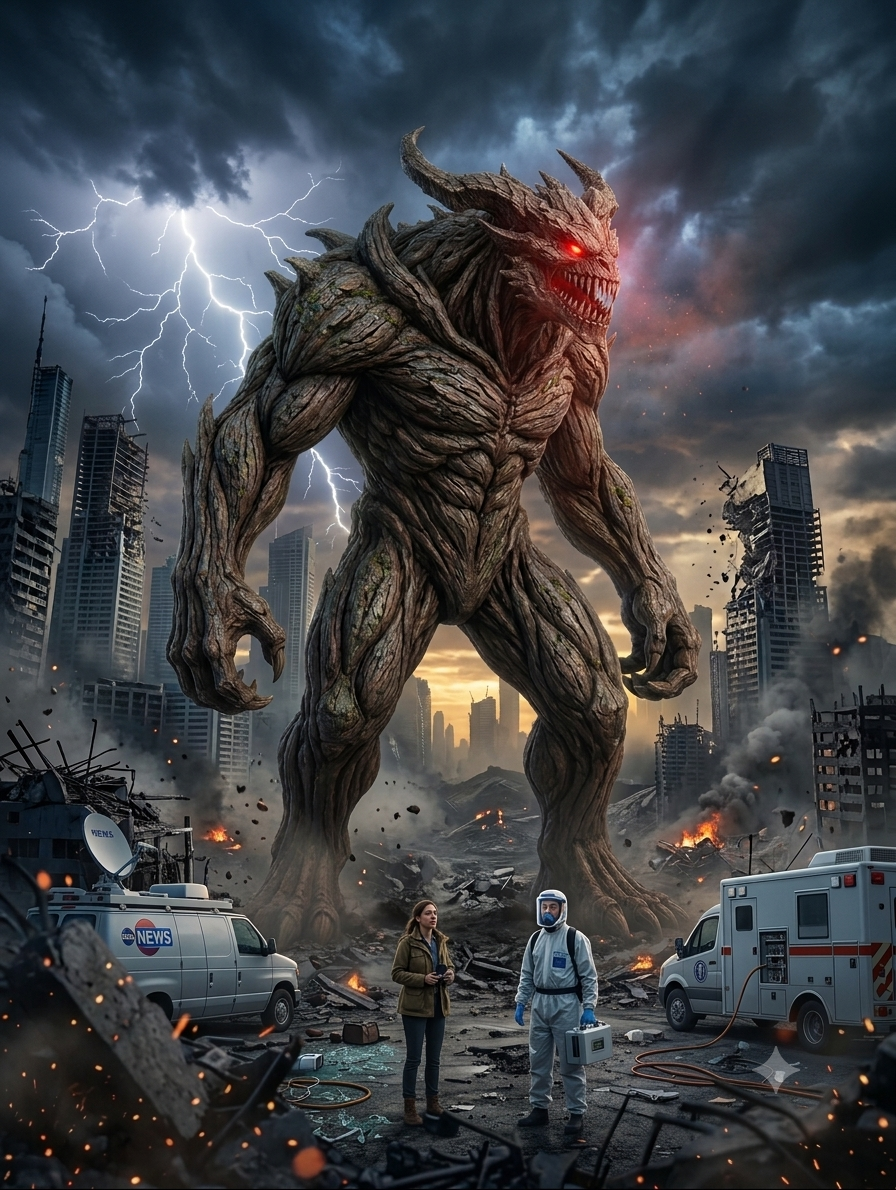 The Monster — key art